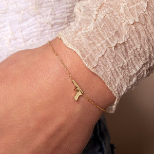 Armband bedeltje goud