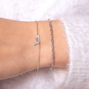 Armband bedeltje zilver
