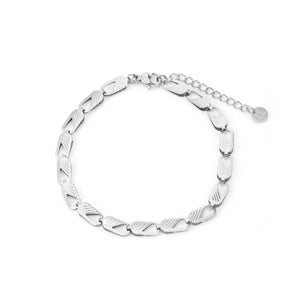 Armband classic schakel zilver