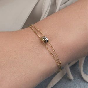 Armband connected goud