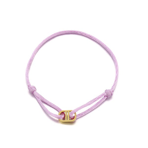 Armband connected lila/goud