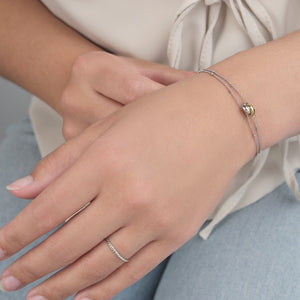 Armband connected zilver