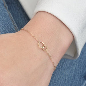 Armband locked goud