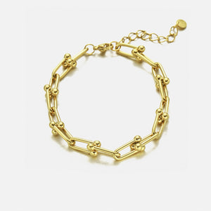 Armband lux link goud