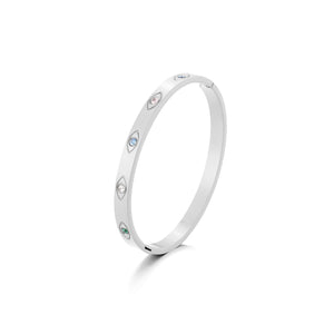 Bangle eye zilver