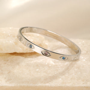 Bangle eye zilver