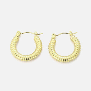 Basic bali oorbellen goud