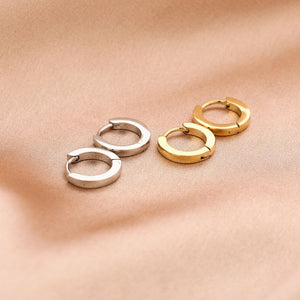 Basic creool oorbellen klein goud