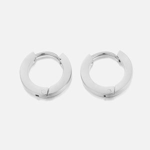 Basic creool oorbellen klein zilver