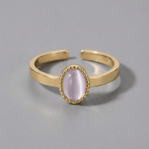 Birthstone ring goud