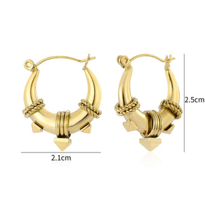 Boho bliss oorbellen goud