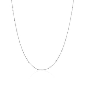 Bolletjes ketting zilver