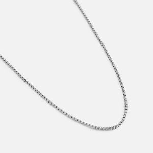 Colier ketting 2mm Zilver