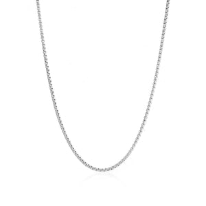 Colier ketting 2mm Zilver