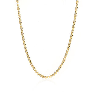 Colier ketting 4mm Goud