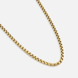 Colier ketting 4mm Goud
