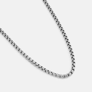 Colier ketting 4mm Zilver