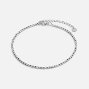 Collier armband 2mm Zilver