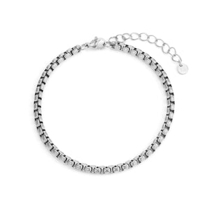 Collier armband 4mm Zilver