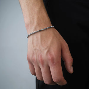 Collier armband 4mm Zilver