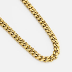 Cuban ketting 10mm Goud
