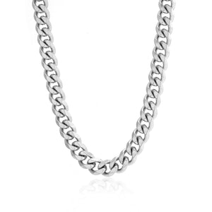 Cuban ketting 10mm Zilver