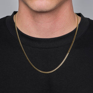 Cuban ketting 4mm Goud