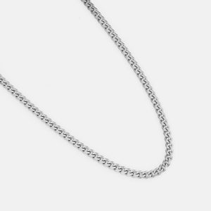 Cuban ketting 4mm Zilver