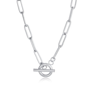 DYO Kapittelslot ketting zilver