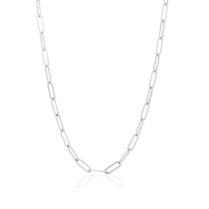 DYO Ketting paperclip zilver