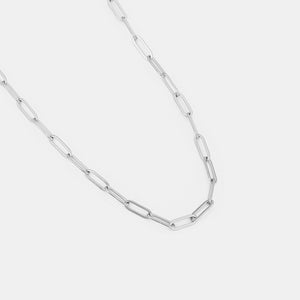 DYO Ketting paperclip zilver