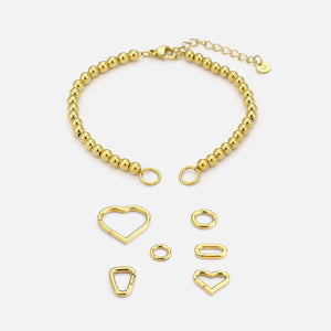 DYO Premium bolletjes armband goud