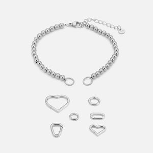 DYO Premium bolletjes armband zilver