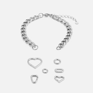 DYO Premium cuban armband zilver