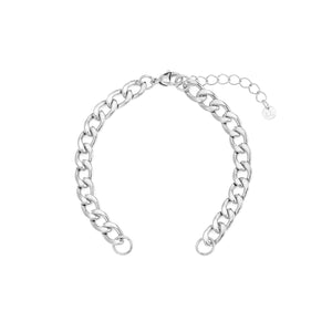 DYO Premium cuban armband zilver