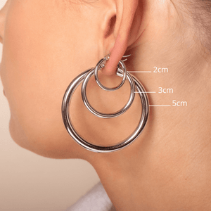 DYO premium hoops 2 cm zilver