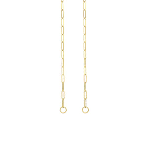 DYO premium paperclip ketting goud