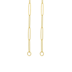 DYO premium paperclip ketting groot goud