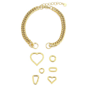 DYO Premium schakel armband goud