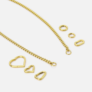 DYO premium schakelketting 3mm goud