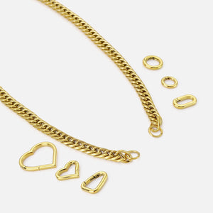 DYO premium schakelketting 5mm goud