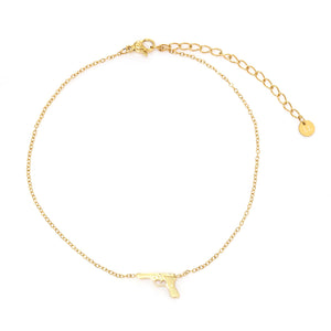 Enkelband bedeltje goud