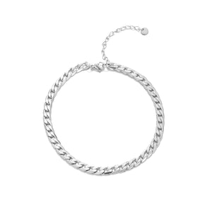 Enkelband fancy basic zilver