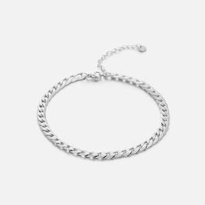 Enkelband fancy basic zilver