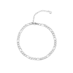 Enkelband figaro fancy zilver