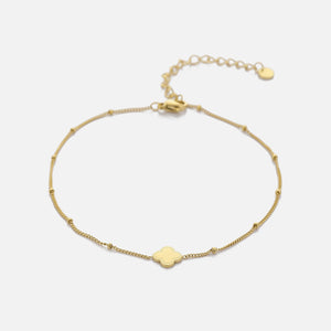 Enkelband klaver goud