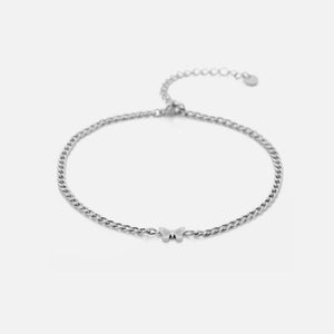 Enkelband vlinder zilver