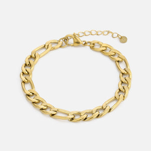 Figaro armband 8mm Goud