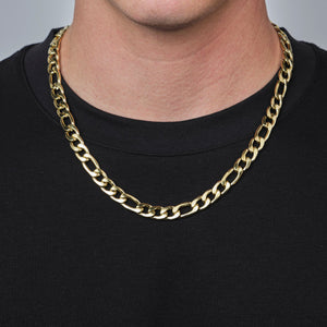 Figaro ketting 10mm Goud