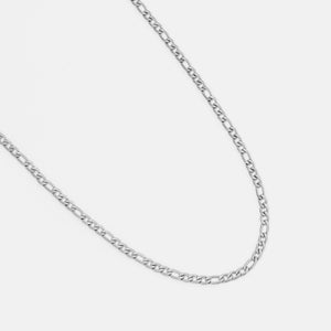 Figaro ketting 2mm Zilver